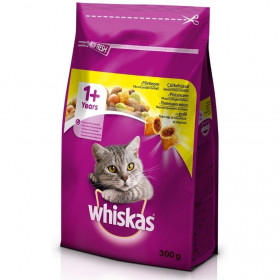 WHISKAS - Суха Храна за Котки с пилешко месо